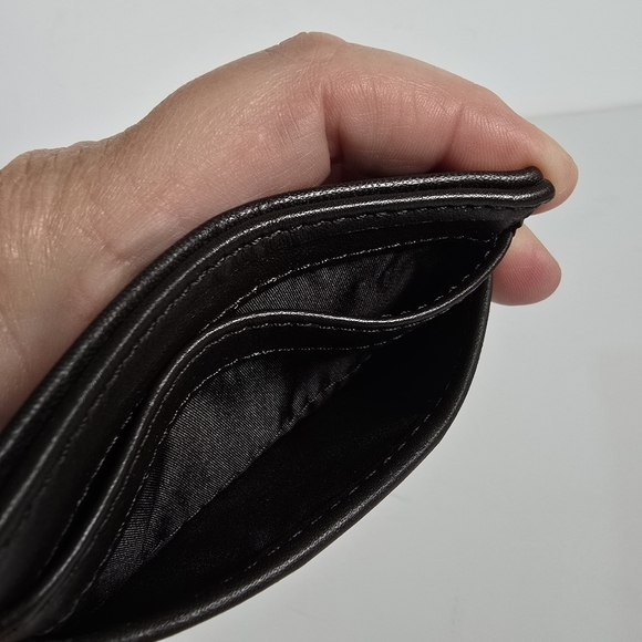 NWOT Coach Signature Brown Leather Credit Card Case/Wallet 4x3 - Picture 5 of 7